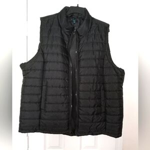 Black Quilted Vest